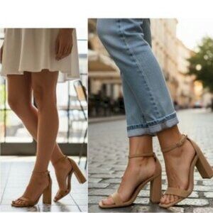 Steve Madden Tan Camel Tiaa Dress Sandals Women's Size 11M New in Box